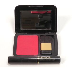 Vintage Lancôme Brush on Creme Cheek Color Blush BLUSHING RED + Mascara HTF Rare